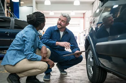 Automotive document notarization